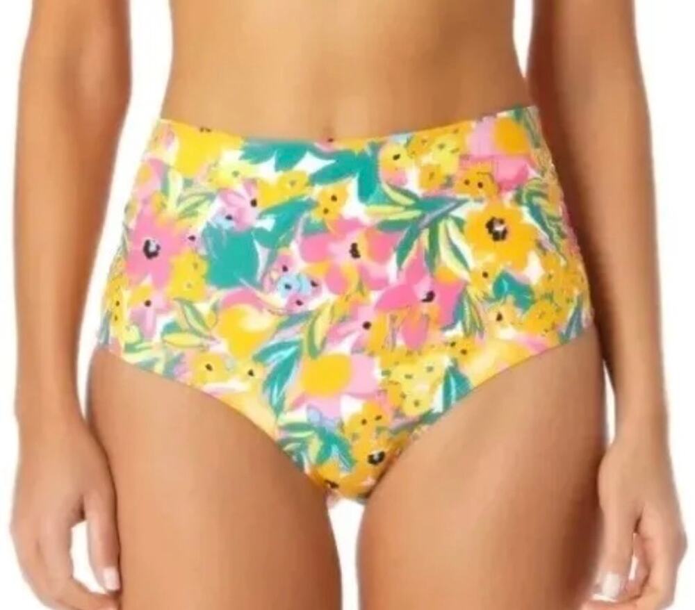 Anne Cole Ocean Sunshine Floral Convertible Swim Bottom XXL